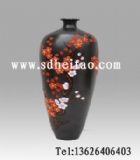 瘦梅梅瓶 -彩陶工艺